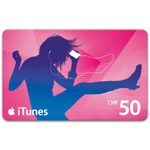Carte cadeau iTunes 50CHF