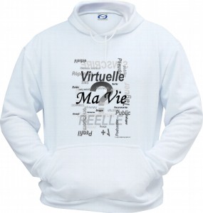 Vie virtuelle ou réelle, le sweatshirt qui pose la bonne question... Vie virtuelle ou réelle, le sweatshirt qui pose la bonne question...