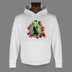 Sweatshirt à capuche illustré d'une sexy manga mignonne infirmière