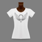 T-shirt moulant "Angel Woman"