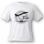 T-Shirt - F-14 Tomcat, en blanc