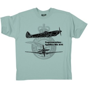 Le T-shirt Supermarine Spitfire rendant hommage à cet appareil de légende. Le T-shirt Supermarine Spitfire rendant hommage à cet appareil de légende.