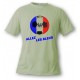 Women's or Men's soccer T-Shirt - Allez les Bleus, Alpine Spruce