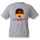 Women's or Men's Soccer T-Shirt - Deutschland Deutschland, Ash Heater