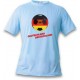 Women's or Men's Soccer T-Shirt - Deutschland Deutschland, Blizzard Blue