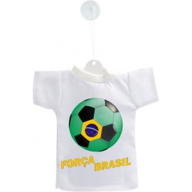 Mini football T-Shirt - Força Brasil - pour voiture