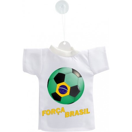 Mini football T-Shirt - Força Brasil - pour voiture