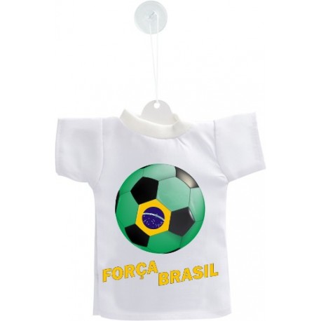 Mini Fussball T-Shirt - Força Brasil - Autodekoration