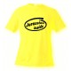 Men's funny T-Shirt - Jurassien inside, Safety Yellow