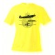 Jagdflugzeug T-Shirt - Spitfire MkXVI, Safety Yellow 