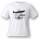 T-Shirt aviation - Spitfire MkXVI, White