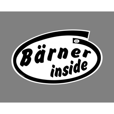 Sticker - Bärner inside - Autodeko