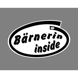 Sticker - Bärnerin inside - pour voiture