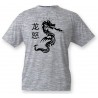 Kids T-shirt - Dragon Fury, Ash heater
