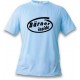 Uomo Funny T-Shirt - Bärner inside, Blizzard Blue
