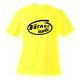 Uomo Funny T-Shirt - Bärner inside, Safety Yellow
