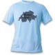 Women's or Mens Swiss T-shirt - One Voice, Blizzard Blue