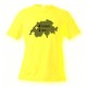 Women's or Mens Swiss T-shirt - One Voice, Safety Yellow