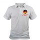 Fussball Herren Polo - Deutschland Deutschland, Weiss