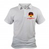 Men's Soccer Polo shirt - Deutschland Deutschland, White