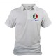 Men's Soccer Polo shirt - Forza Azzurri, White