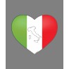 Sticker - Italian heart for car, notebook, tablet or smartphone
