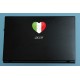 Sticker - Coeur Italien - pour tablette ou notebook