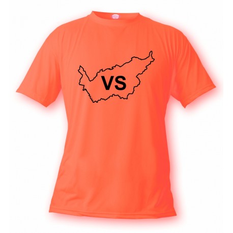 Men's or Women's Valaisan T-shirt - VS, Safety Orange