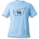 Men's or Women's Valaisan T-shirt - VS, Blizzard Blue 