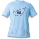 T-Shirt valaisan - VS, Blizzard Blue 