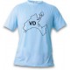 Men's or Women's Vaudois T-shirt - VD, Blizzard Blue 