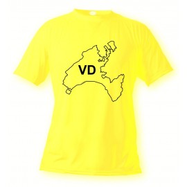 T-Shirt vaudois - VD, Safety Yellow 