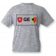Men's or Women's T-shirt - License Plate - GE, Ash Heater