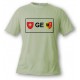 Men's or Women's T-shirt - License Plate - GE, Alpine Spruce