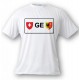 T-Shirt - plaques minéralogiques GE, White