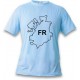 T-Shirt fribourgeois - FR - pour femme ou homme, Blizzard Blue