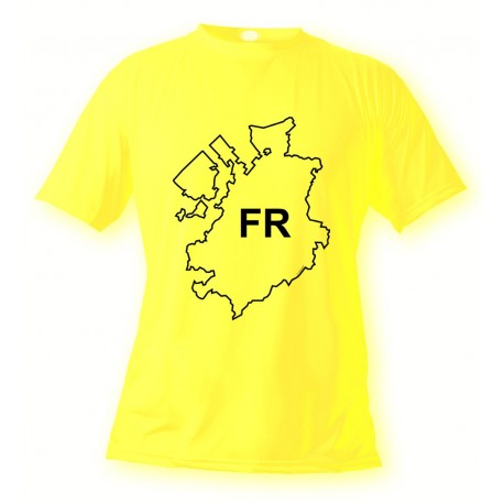 Women's or Men's T-shirt - Fribourg - FR, Safety Yellow