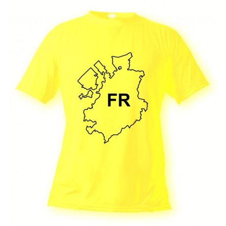 Donna o Uomo T-shirt - Fribourg - FR, Safety Yellow