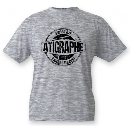 Men's or Women's T-Shirt - aTigraphe®,  Ash Heater 