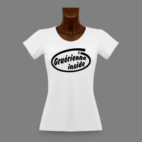 Women's slim T-Shirt - Gruérienne Inside