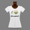 Women's slinky T-Shirt - J'aime UN vaudois