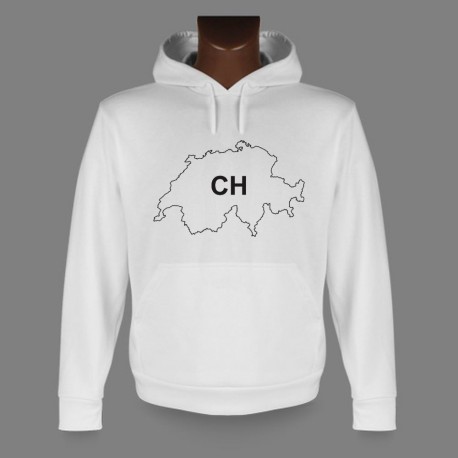 Kapuzen-Sweatshirt - CH - Confederatio Helvetica