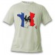 T-Shirt - France - pour femme ou homme, November White