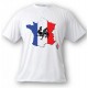 T-Shirt - Frankreich, White - für Frauen oder Herren