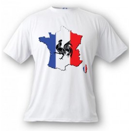 T-Shirt - France - pour femme ou homme, White