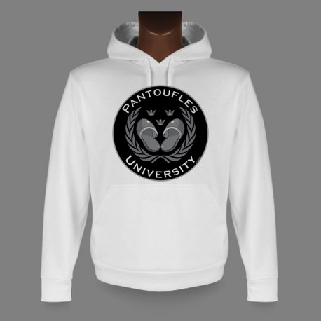 Hooded Funny Sweat - Pantoufles University