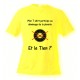 T-Shirt  - support demining, Safety Yellow 