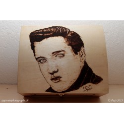 Coffret en bois Elvis Presley