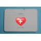 Sticker - Swiss Heart, for tablet, notebook, smartphone