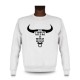 Women's or Men's Sweatshirt - Little Bighorn, White